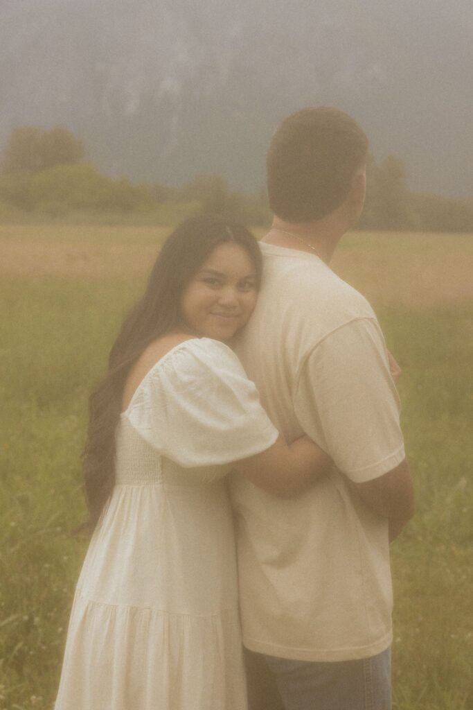 Moody Couples Photos at Elk Fields in North Bend, Washington