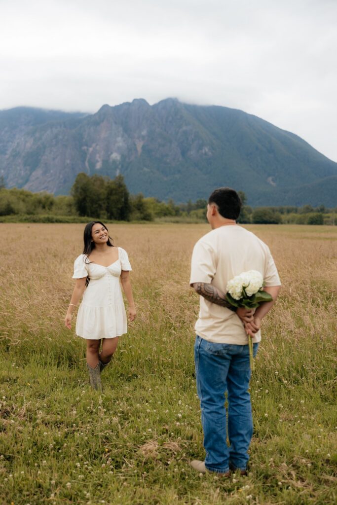 Moody Couples Photos at Elk Fields in North Bend, Washington