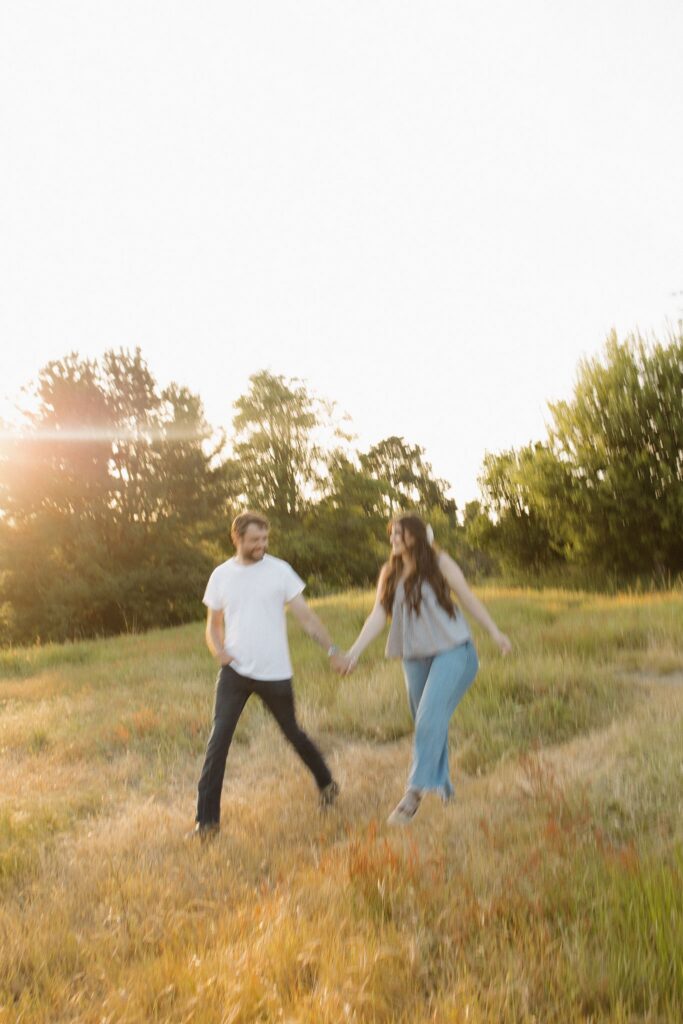 couple at their golden hour session