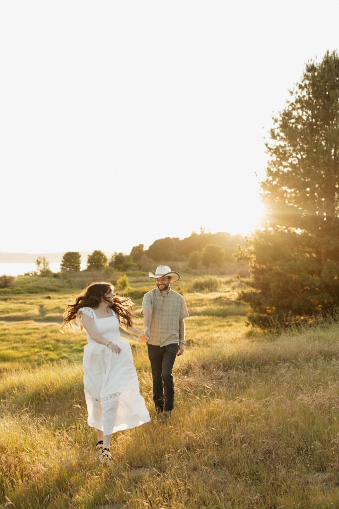 beautiful couple portraits in seattle