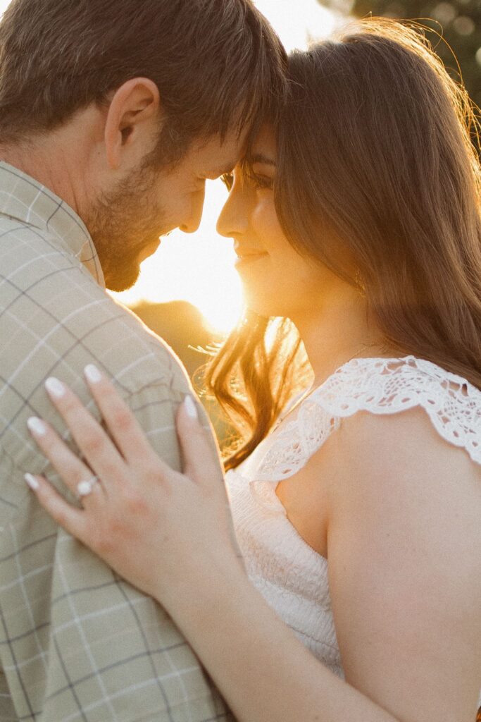 Golden Hour Engagement Photos at Discovery Park | Savannah & Nick in Seattle