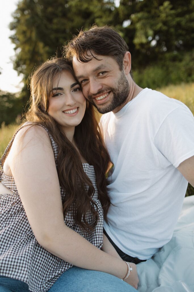 Golden Hour Engagement Photos at Discovery Park | Savannah & Nick in Seattle