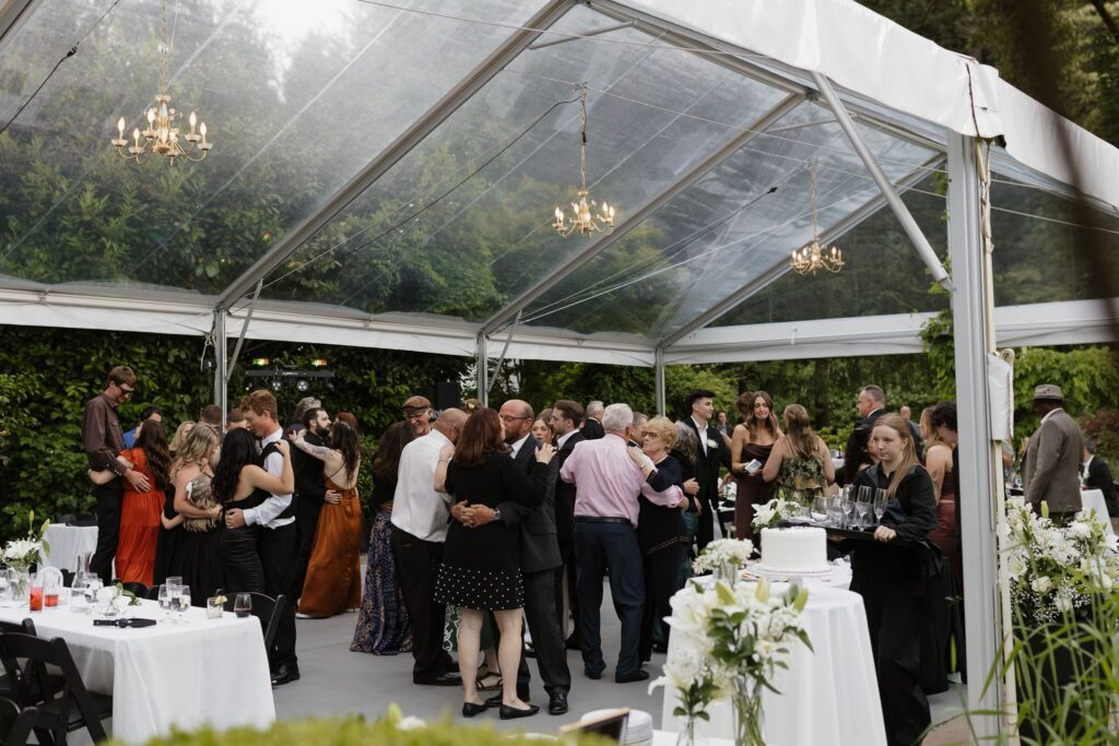 fun wedding reception party in WA
