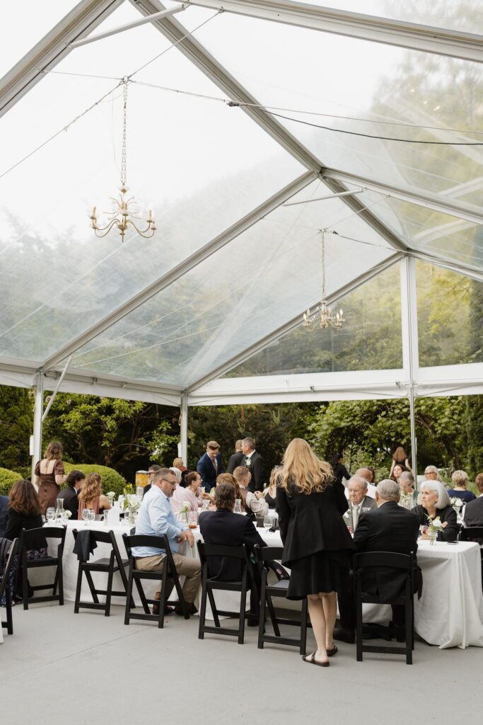 Romantic and timeless wedding reception details