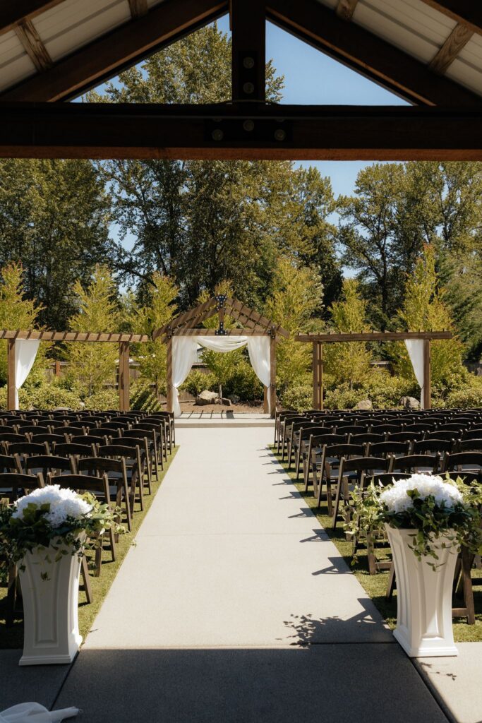 elegant wedding ceremony decor