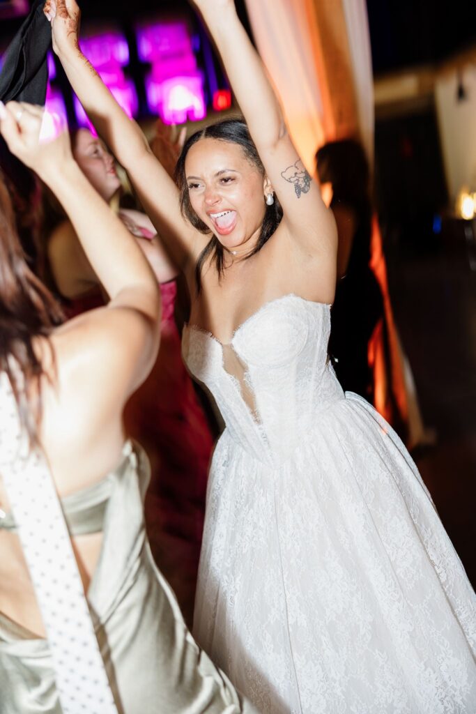 fun wedding reception party