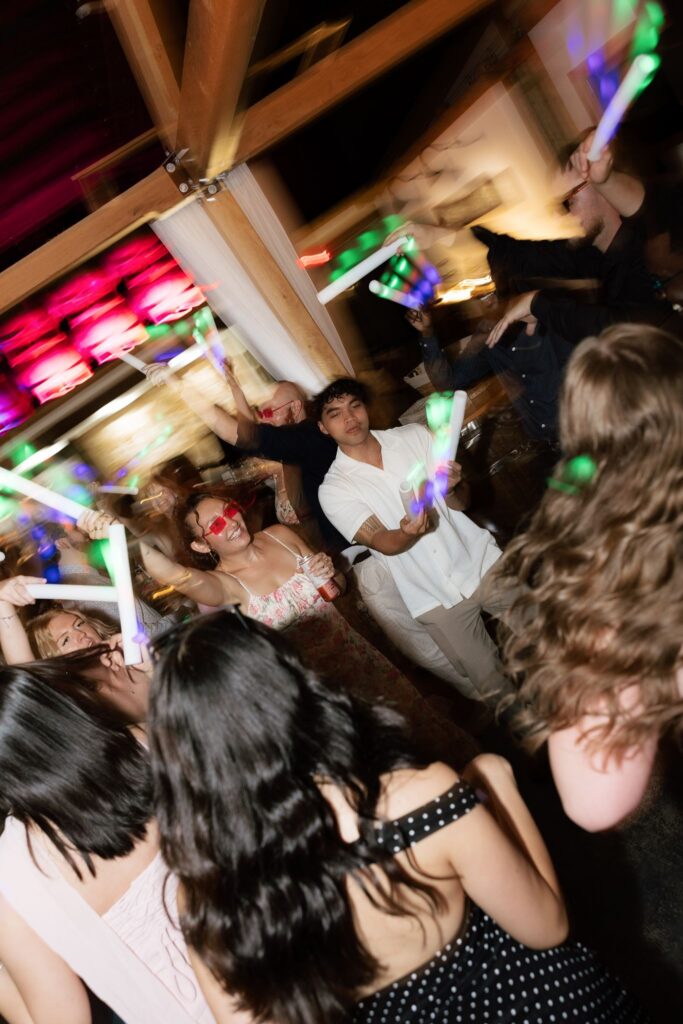 fun wedding reception party in VA