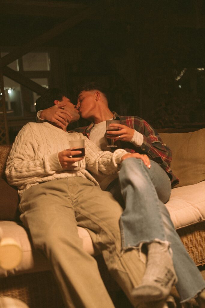 happy couple at their dream photoshoot