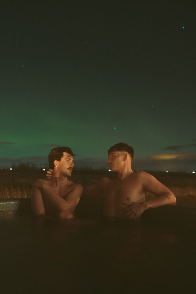 cute portrait of the couple at their dream session
