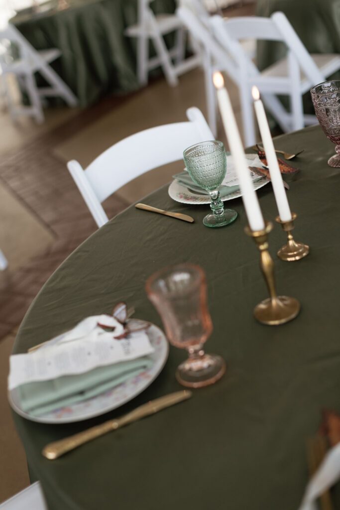 timeless wedding reception decor