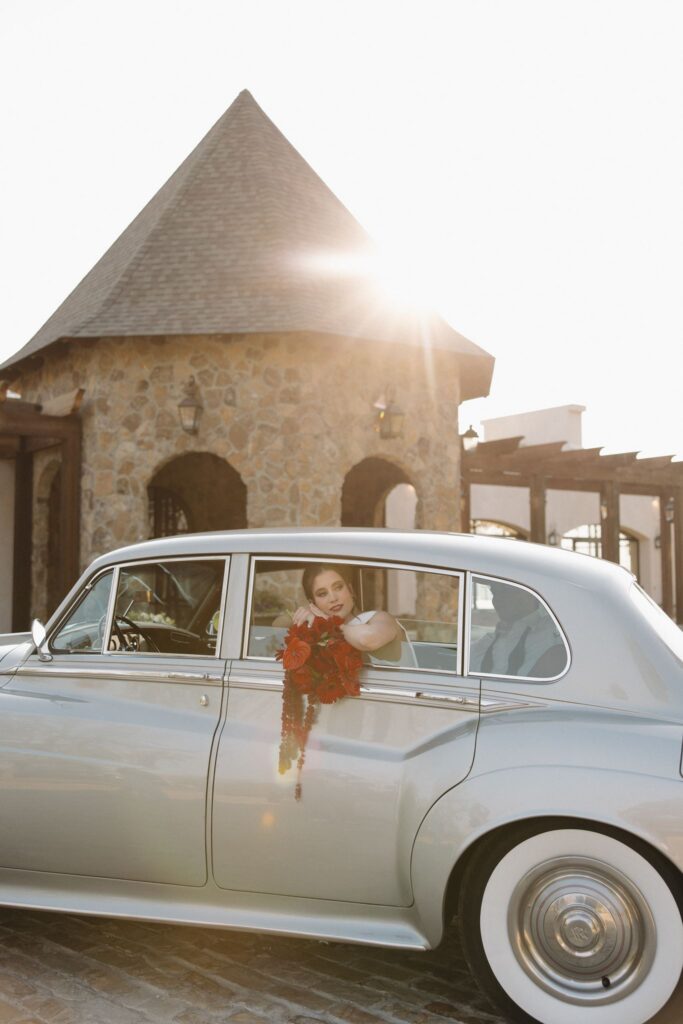 golden hour bridal portraits in VA