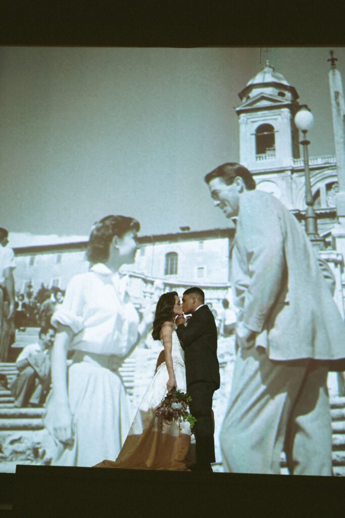cute picture of the bride and groom at their dream elopement in washington