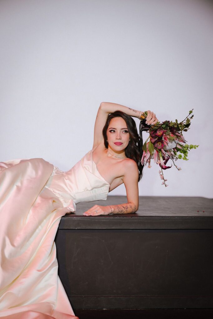 beautiful picture of the bride at her dream elopement