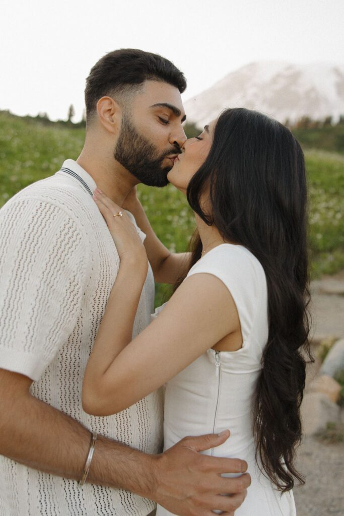 A Romantic Mountain Engagement Session With Nisha & Sunny