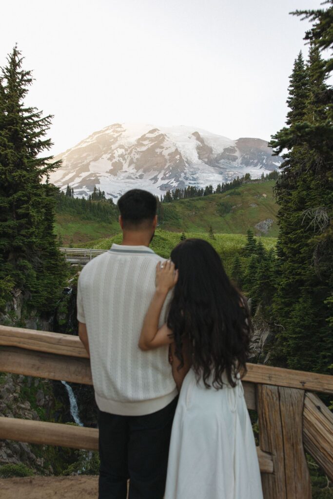 A Romantic Mountain Engagement Session With Nisha & Sunny