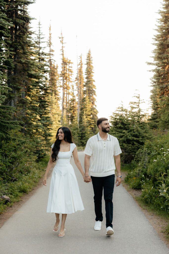 A Romantic Mountain Engagement Session With Nisha & Sunny