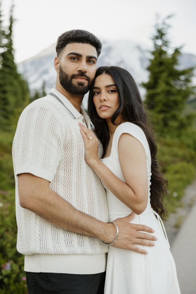 A Romantic Mountain Engagement Session With Nisha & Sunny