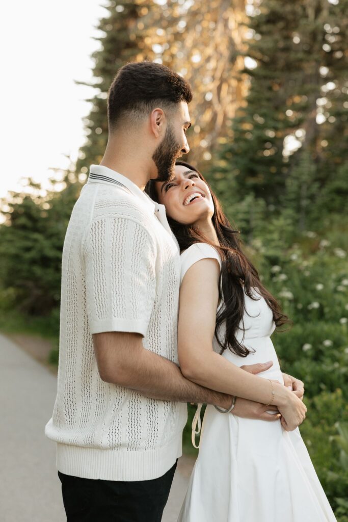 A Romantic Mountain Engagement Session With Nisha & Sunny
