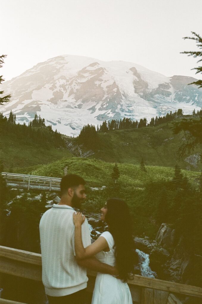 A Romantic Mountain Engagement Session With Nisha & Sunny
