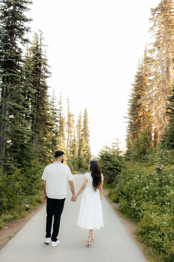 A Romantic Mountain Engagement Session With Nisha & Sunny