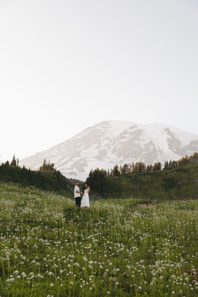 A Romantic Mountain Engagement Session With Nisha & Sunny